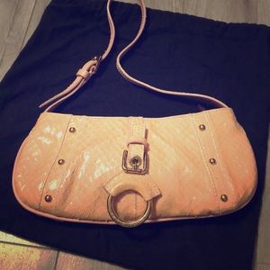 Dolce & Gabbana snake skin clutch handbag